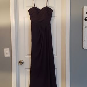 Bill Levkoff Bridesmaid dress in plum purple